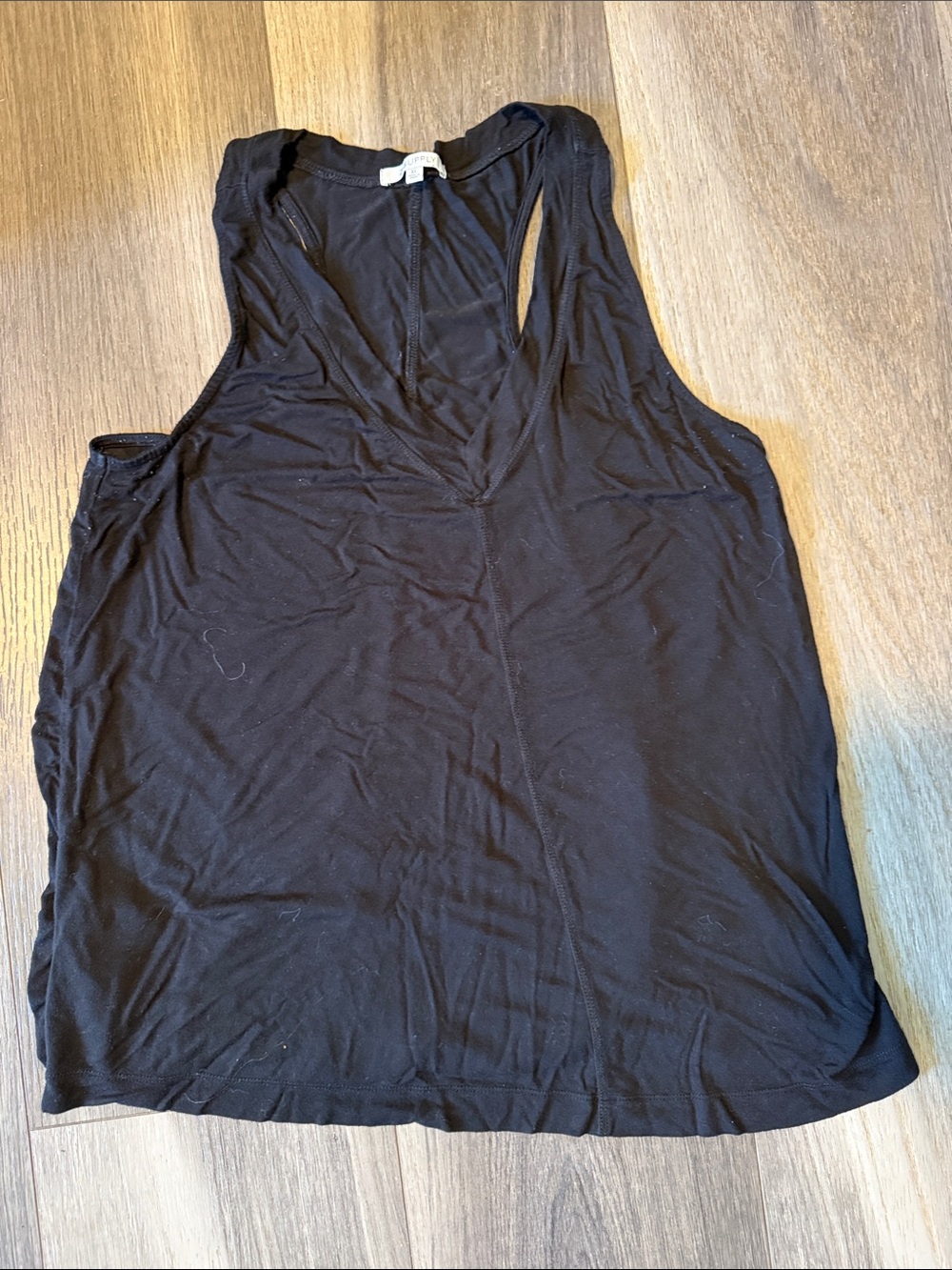 Z Supply Black V-Neck Racerback Tank